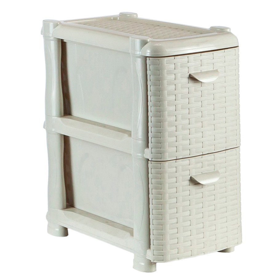 Комод узкий ротанг 4-х секционный м2814