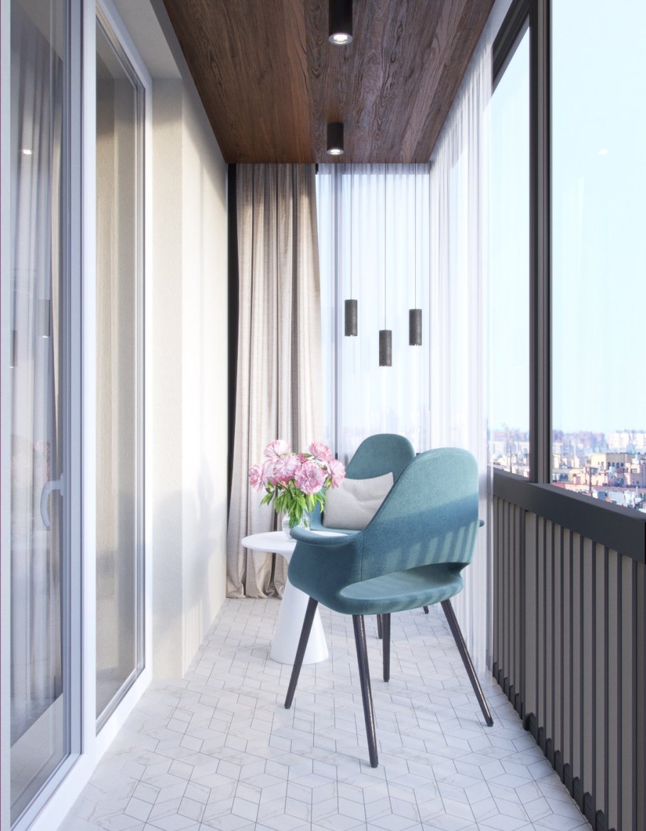 Лоджия с панорамными окнами