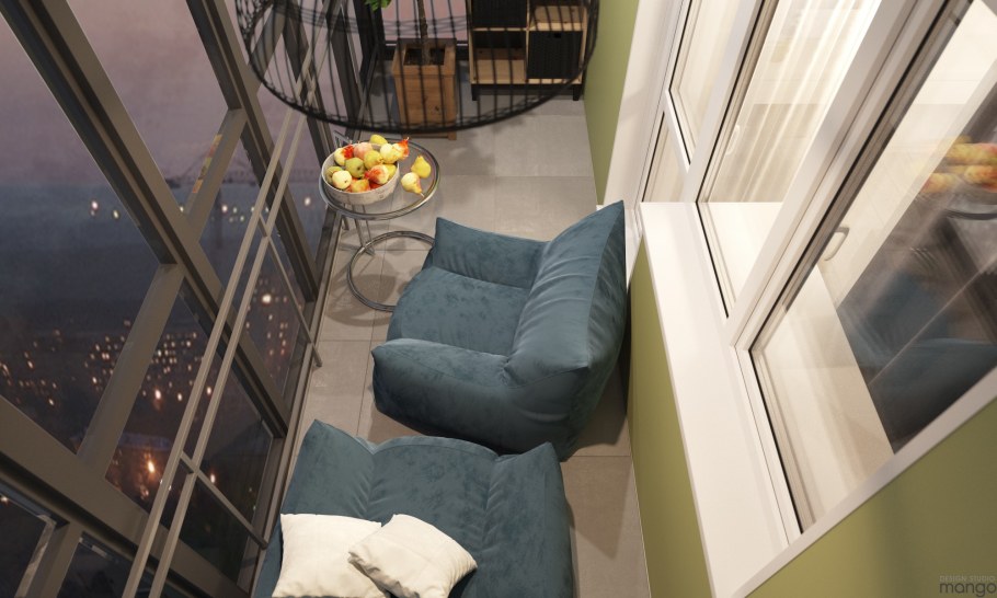 Витражное остекление лоджии