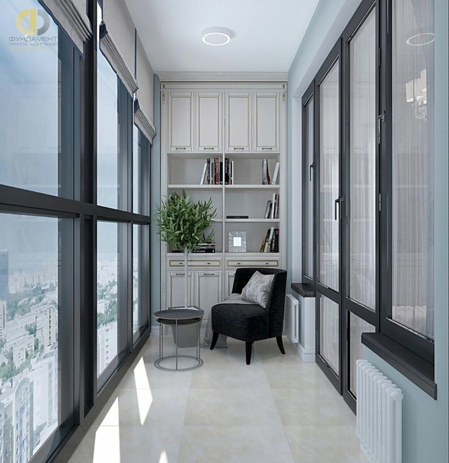 Интерьер балкона