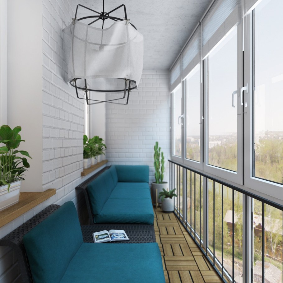 Интерьер лоджии