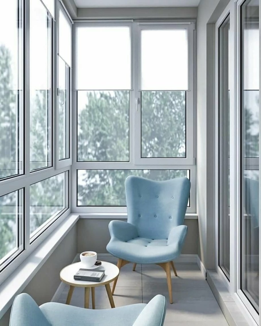 Балкон с понорамным ОСТ