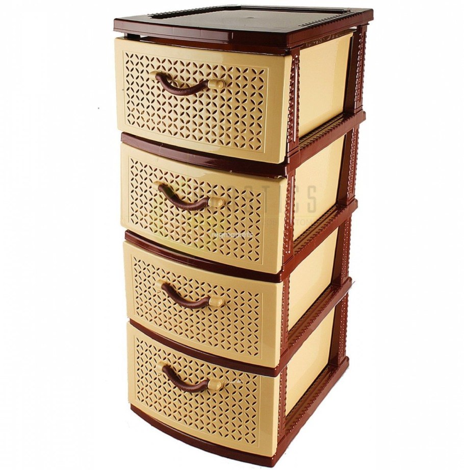 Комод "Ромашка "Росспласт" беж