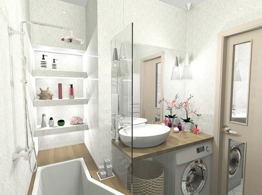 Небольшие Ванные комнаты