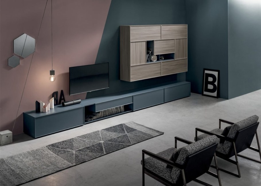 Итальянские стенки для гостиной современные