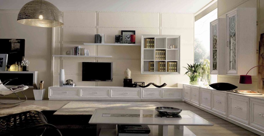 Итальянские гостиные в современном стиле