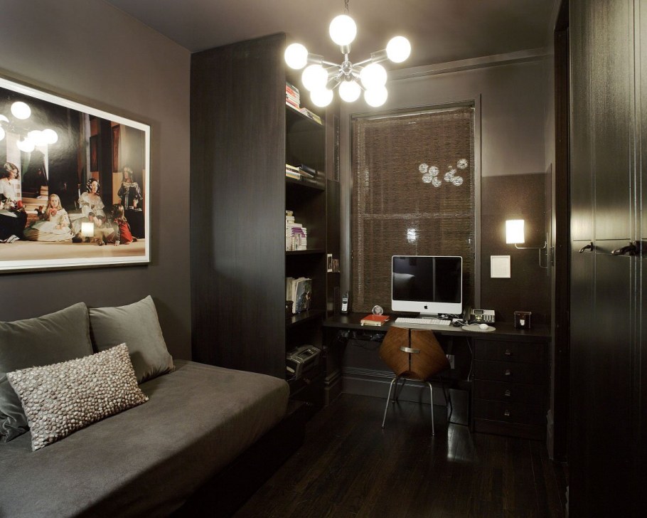 Интерьер мужской комнаты 12 кв.м