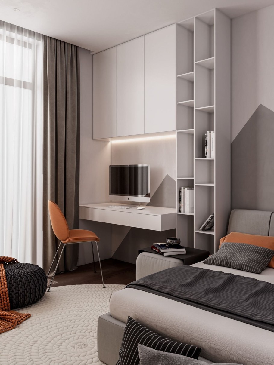 Интерьер маленькой комнаты