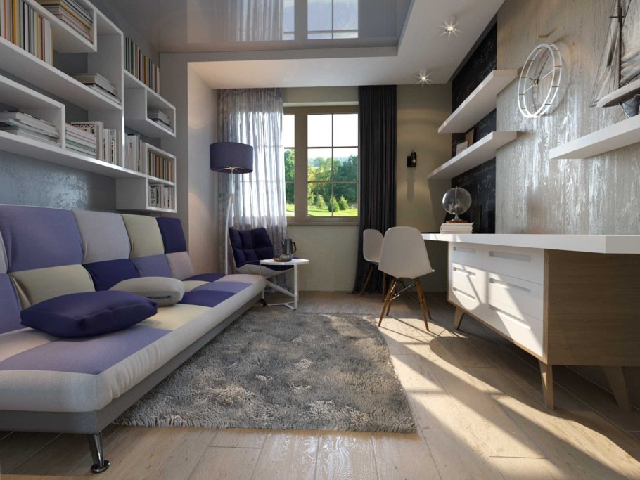 Комната для подростка в современном стиле