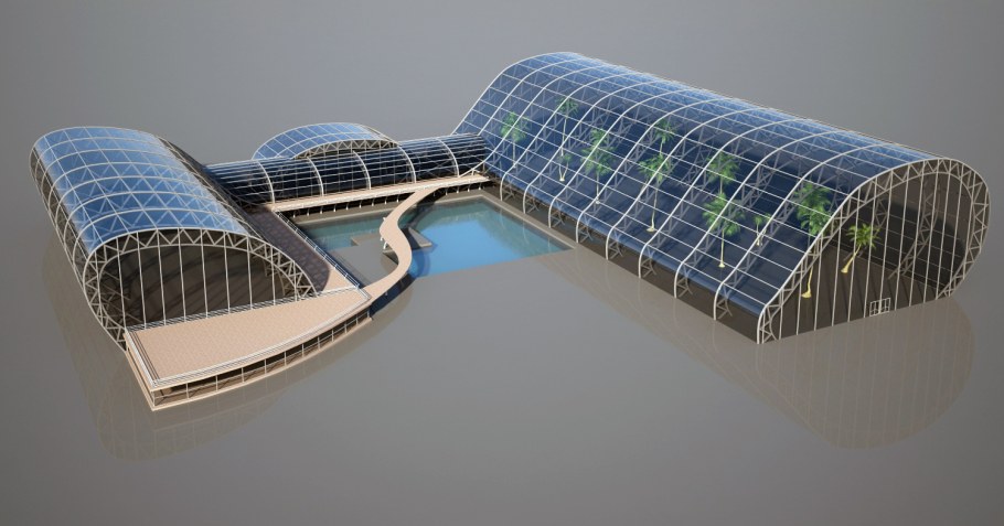 Большепролетные конструкции ревит