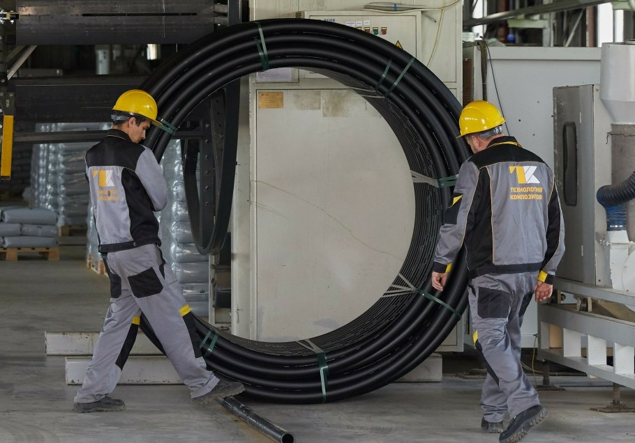 Трубы ПОЛИПЛАСТИК на красной площади