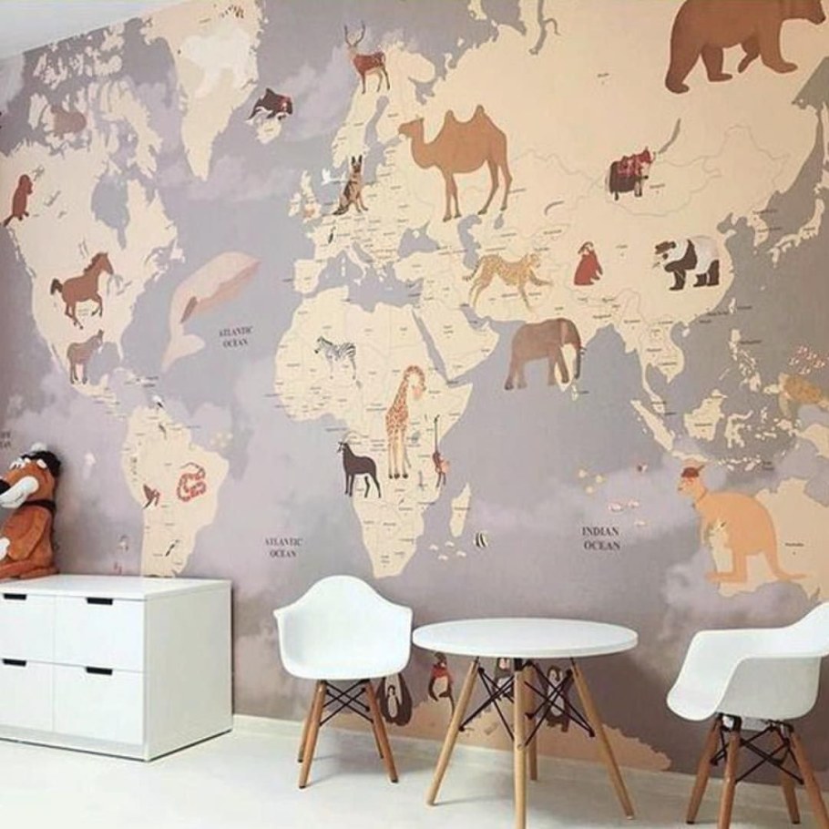 Дизайнерские обои в детскую