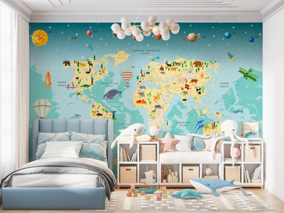 Фотообои в детскую мальчику