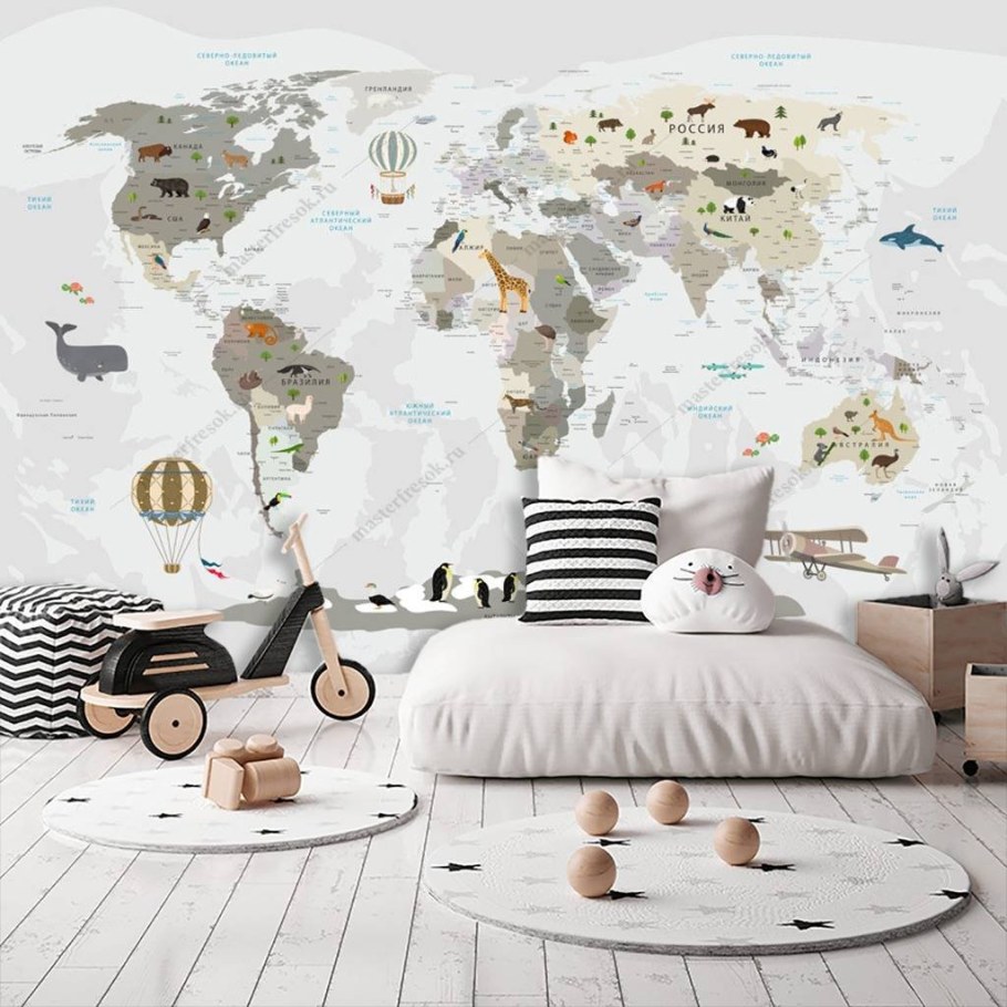 Дизайнерские обои в детскую