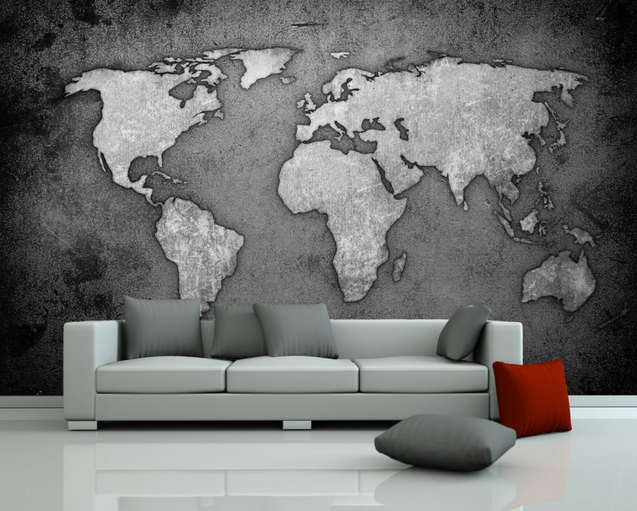 Карта на стену