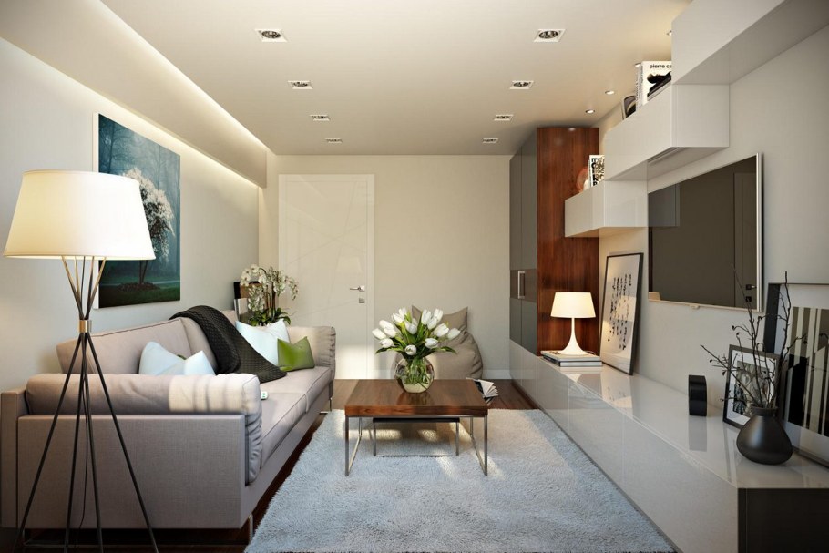 Дизайнерские проекты квартир двухкомнатной