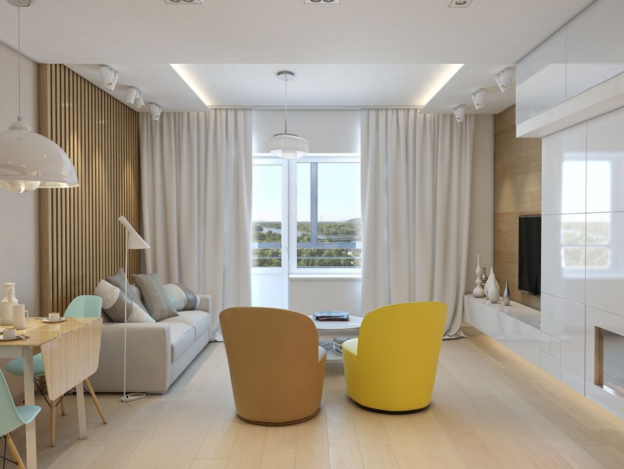 Интерьер квартиры 45 кв.м