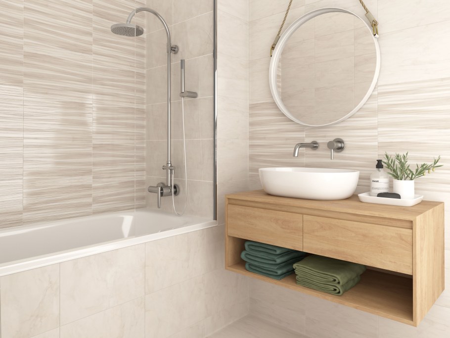 Настенная плитка Unitile пазолини 25х40 см 1.4 м2 цвет коричнево-бежевый