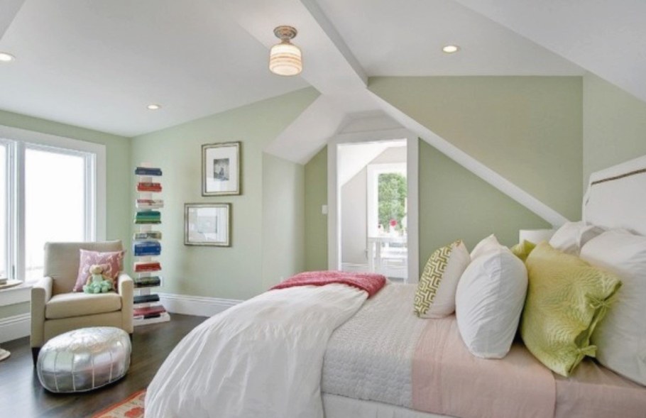 Покрашенные стены в интерьере