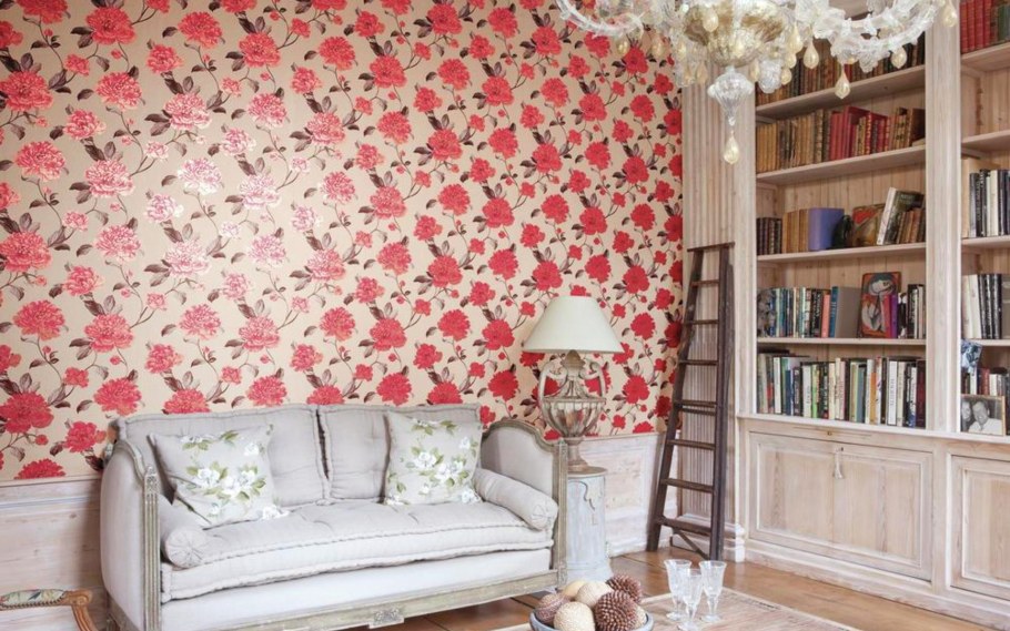 Флизелиновые обои в интерьере