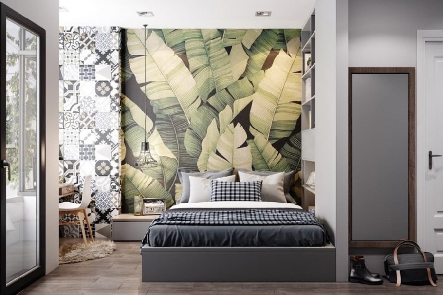 Современные обои для спальни