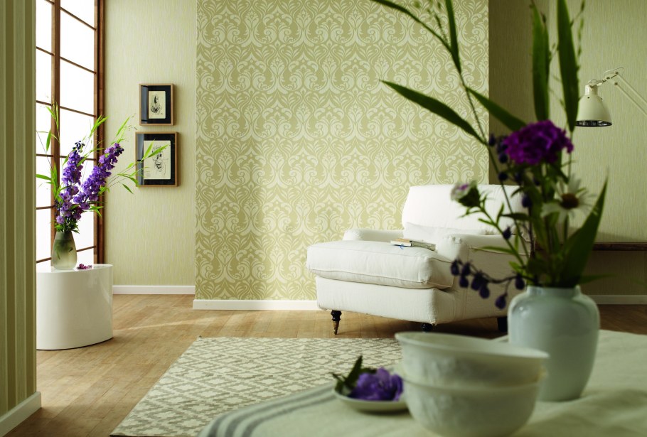 Комбинирование обоев в интерьере