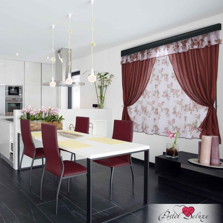 Стильные шторы на кухню