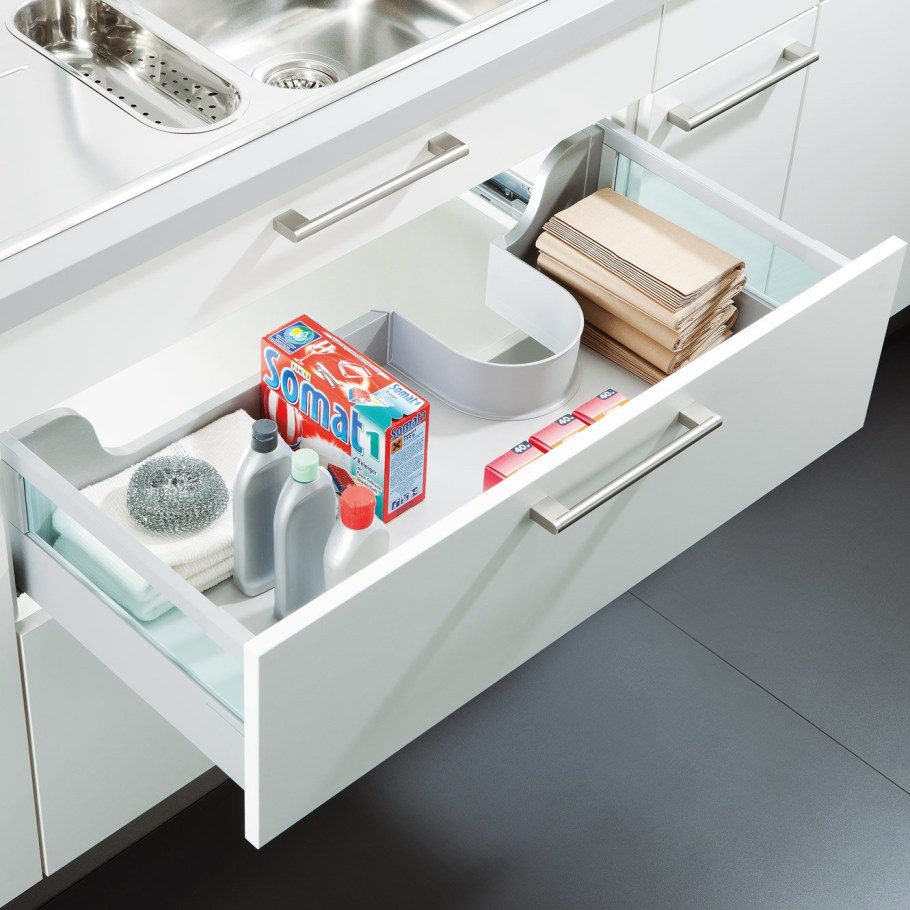 Ящики Блюм под мойку на 600