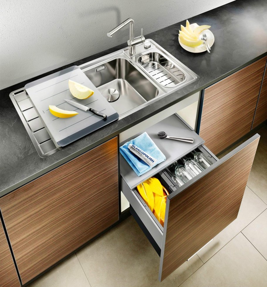 Кухня икеа выдвижной шкаф под мойку