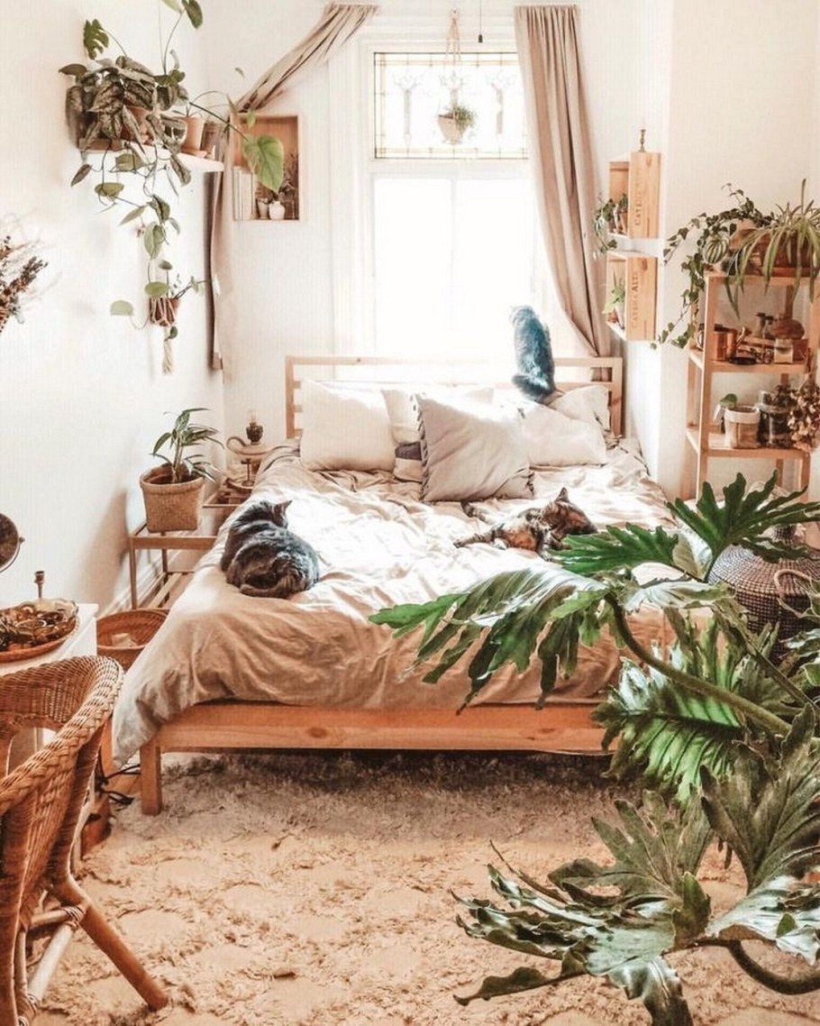 Спальня в тропическом стиле