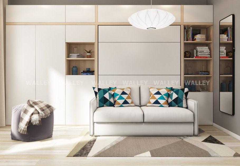 Шкаф-кровать диван трансформер TRANSMEB блюз