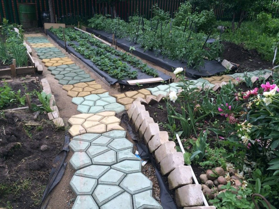 Красивые дорожки на даче