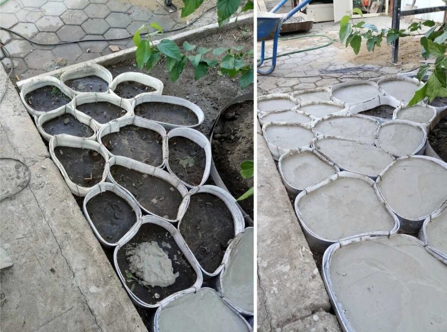 Форма для заливки садовой дорожки