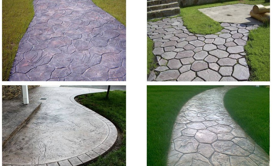 Цементные дорожки на даче