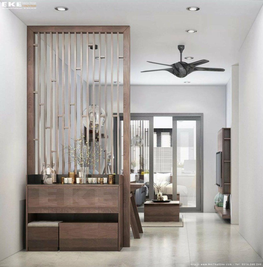 Перегородки в прихожей для зонирования