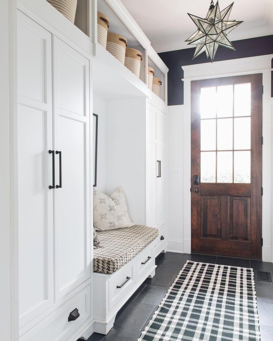 Прихожая в стиле Сканди