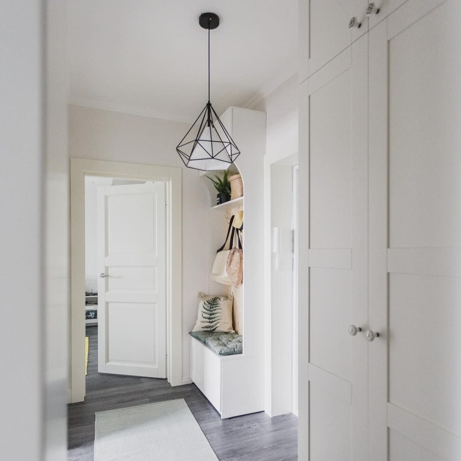Прихожая в стиле Сканди
