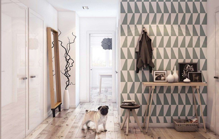 Холл в скандинавском стиле