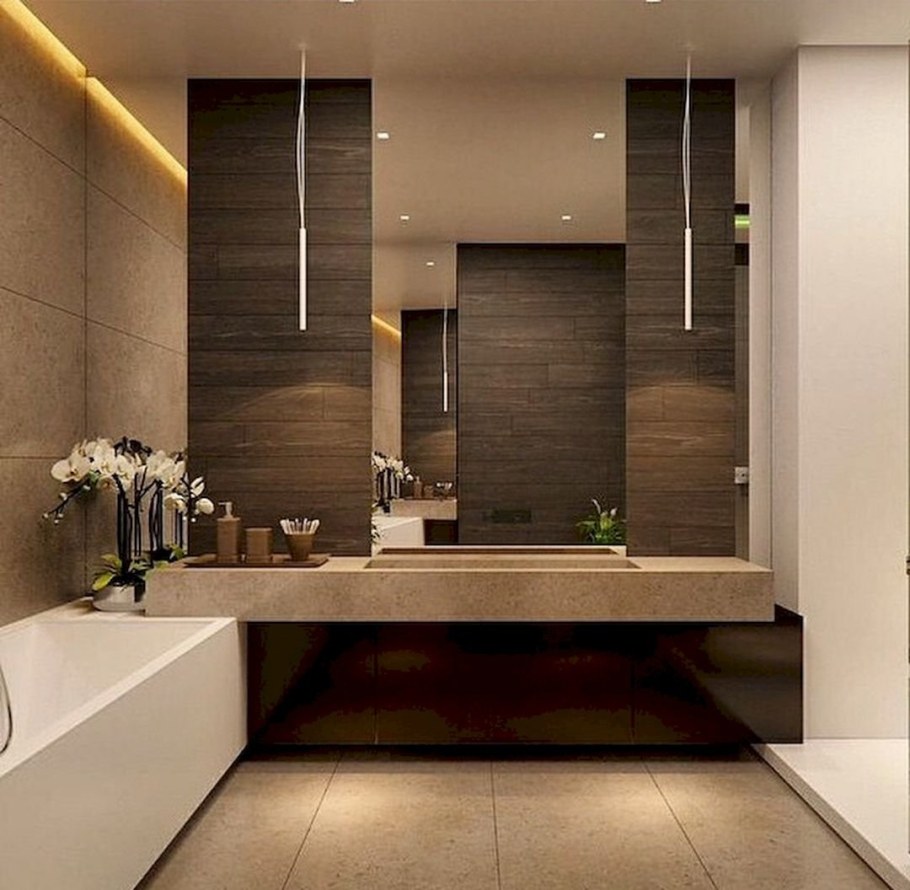 Современный интерьер ванной