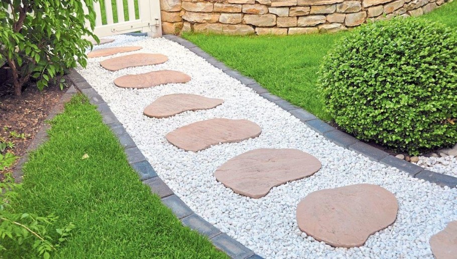 Насыпные дорожки в саду