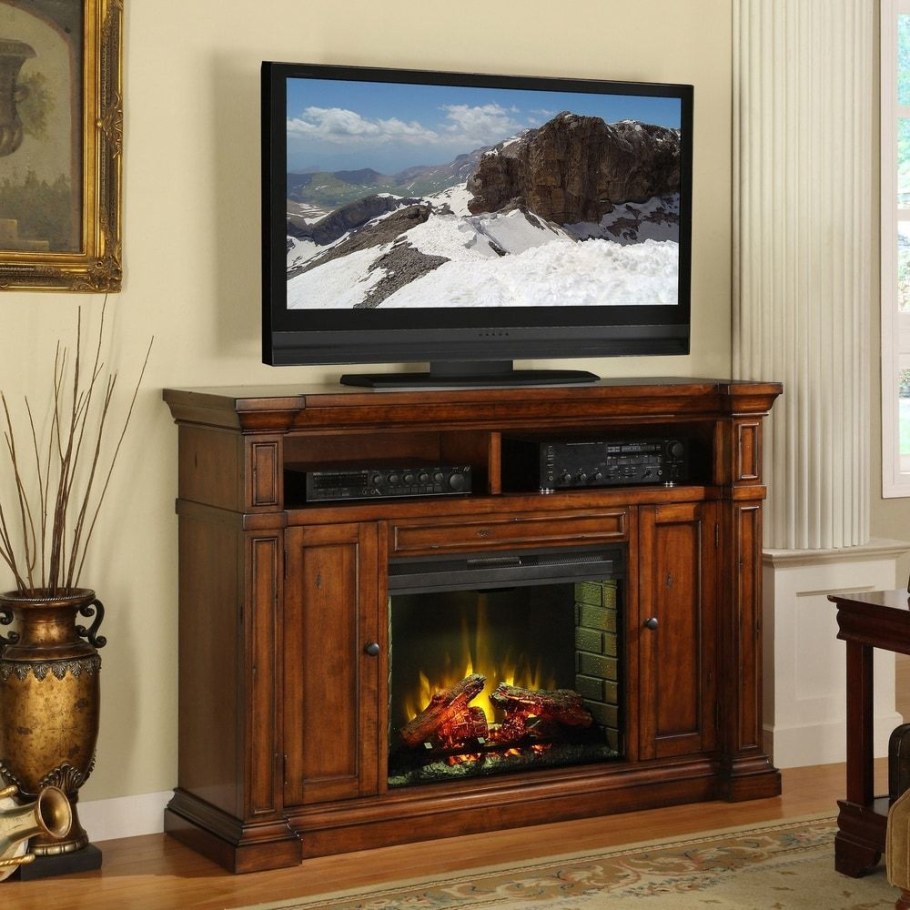 Тумба с камином классика