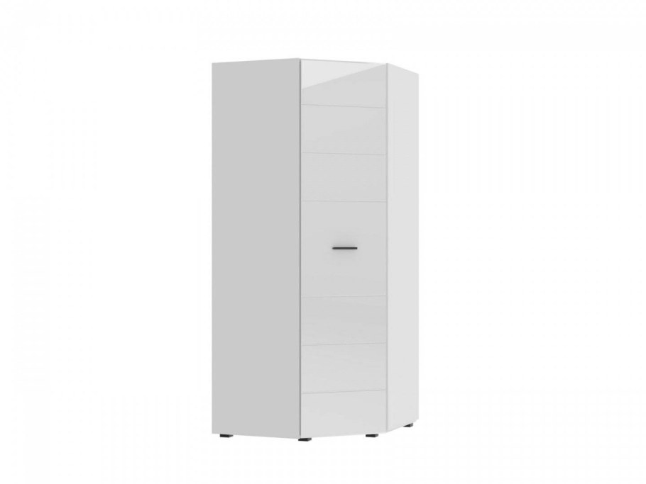 Шкаф Йорк белый глянец