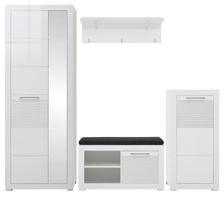 Блэк Рэд Вайт прихожая ясень снежный