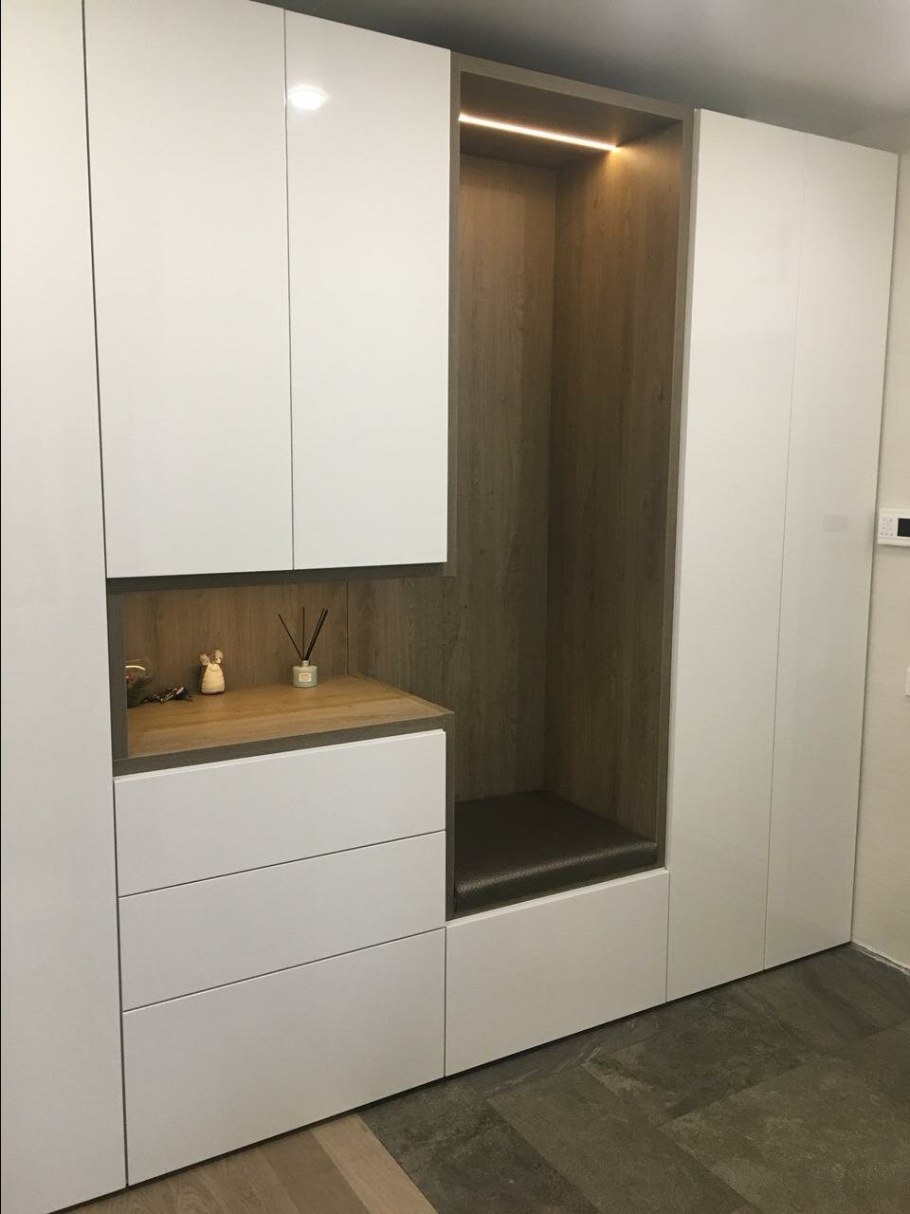 Прихожая белая глянцевая