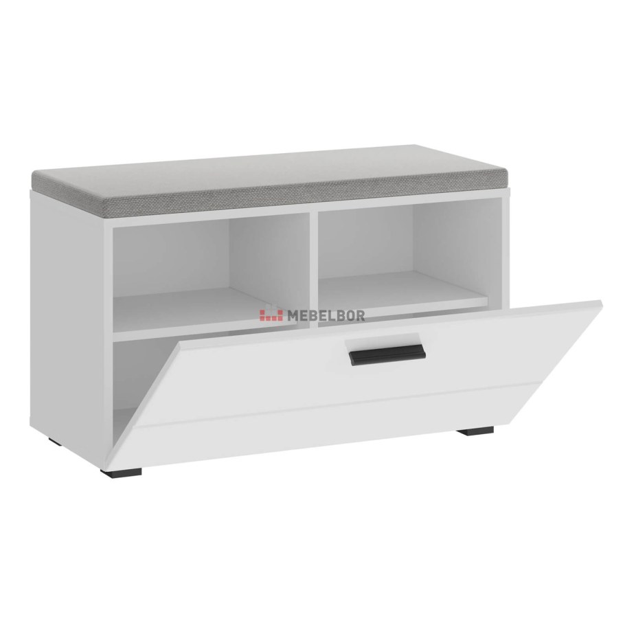 Монтана тумба пт-1 Atelier/белый глянец