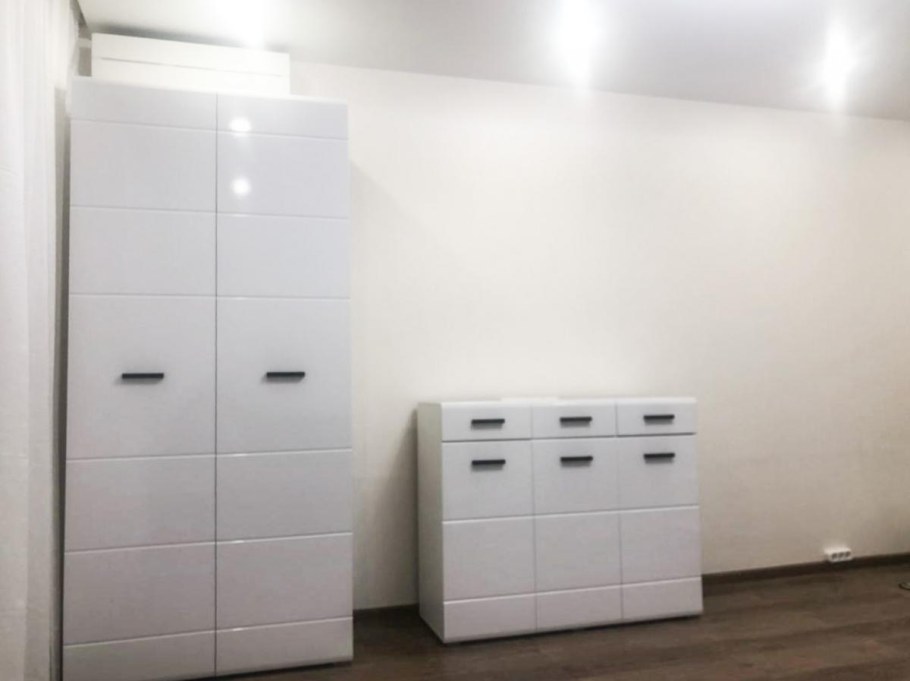 Шкаф 3-х створчатый Нэнси New белый глянец