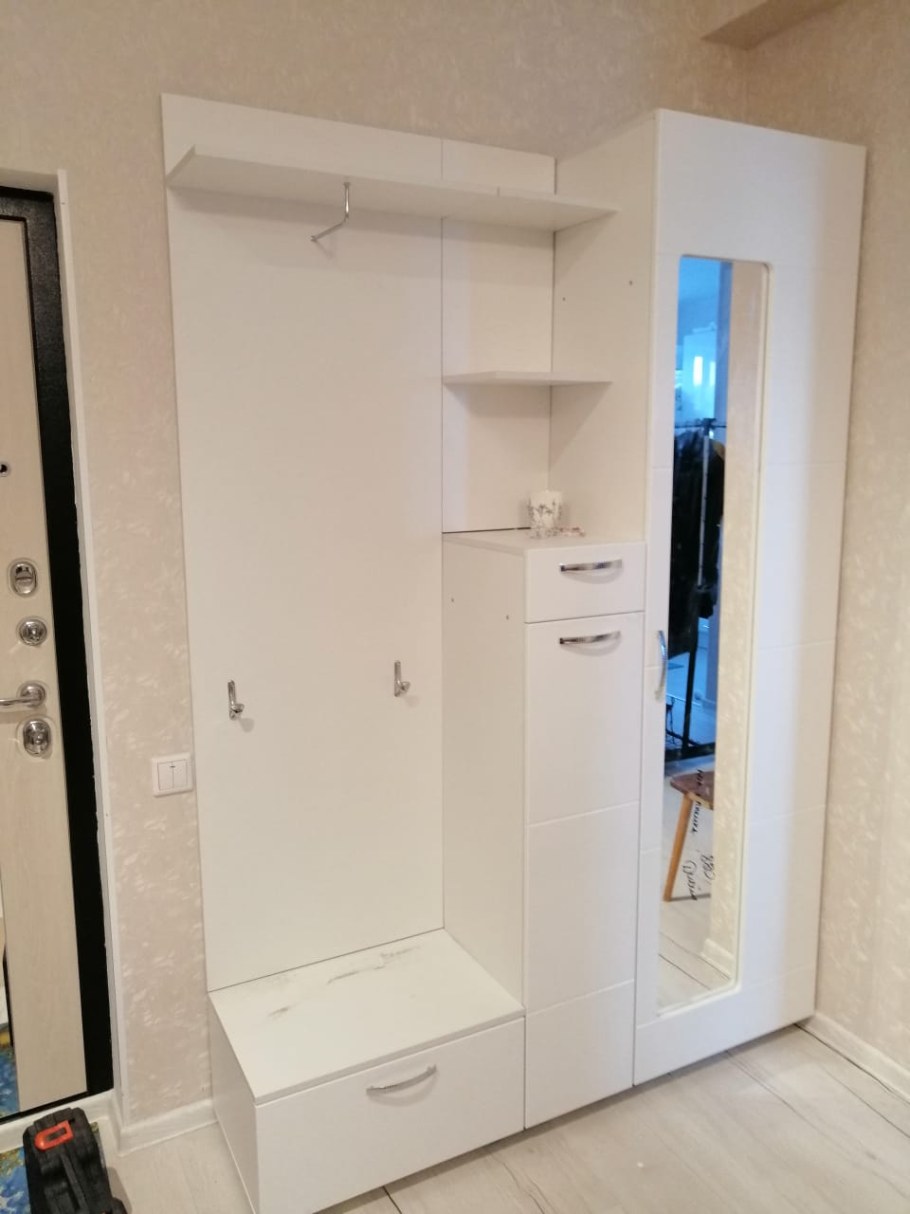 Прихожая белый глянец Калипсо