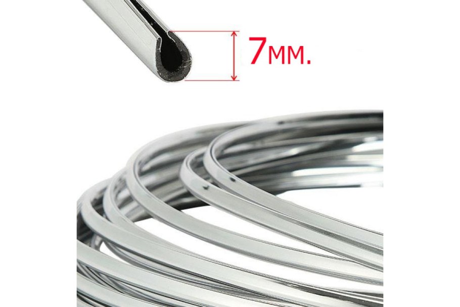 Молдинг 5мм хром