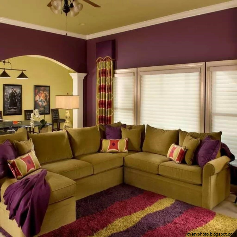 Цветовые сочетания в интерьере