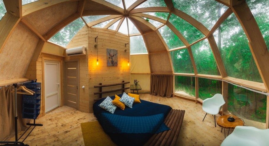 Глэмпинг Ярославль изгиб
